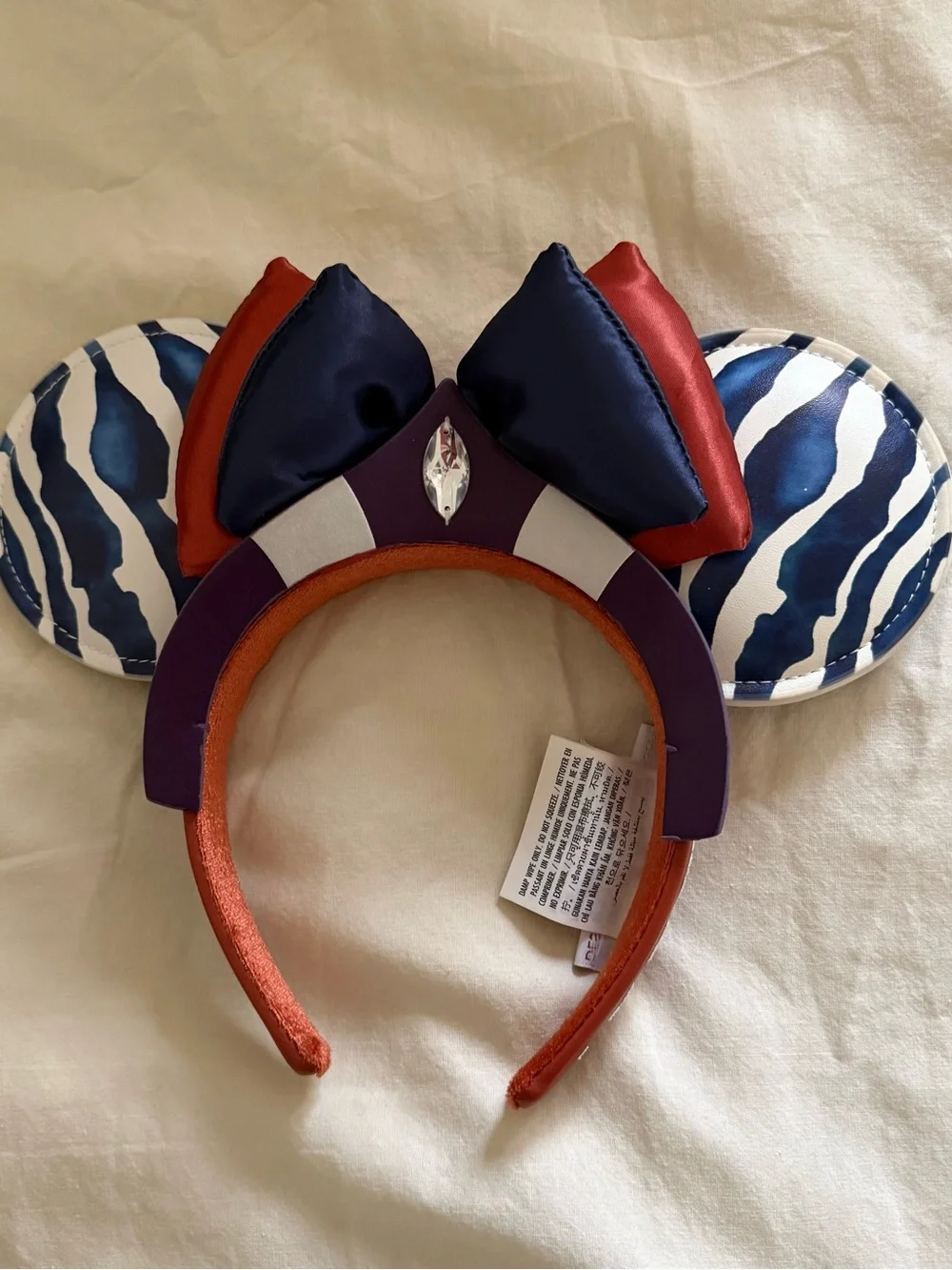 2024 Disney Parks Star Wars Ahsoka Tano “I Am No Jedi” Ears Headband NWOT